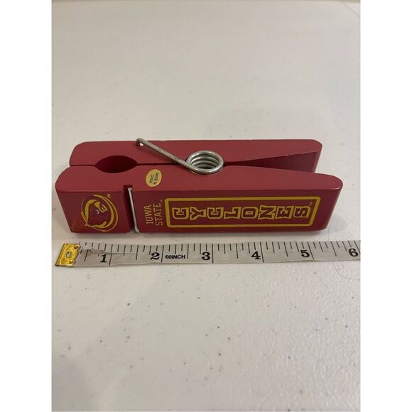 Iowa State Cyclones Jumbo paper clip clothespin - Picture 4 of 4